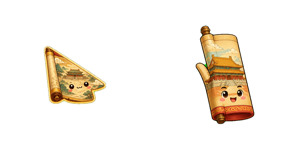 حزمة المؤشرات المخصصة Palace Scroll