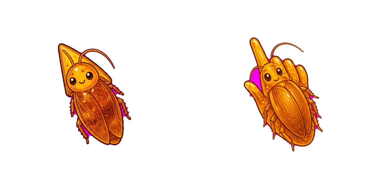 حزمة المؤشرات المخصصة Amber Cockroach