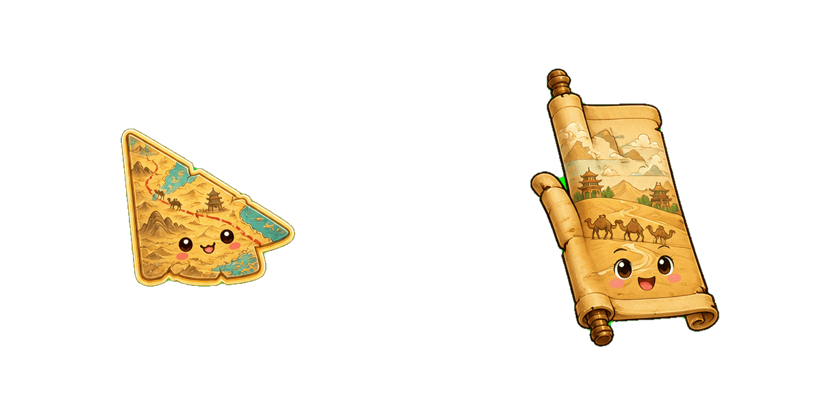 حزمة المؤشرات المخصصة Silk Road Map