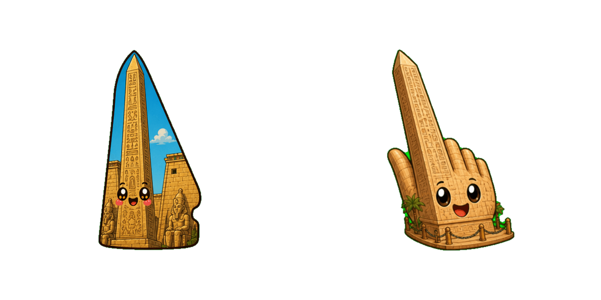 حزمة المؤشرات المخصصة Luxor Obelisk