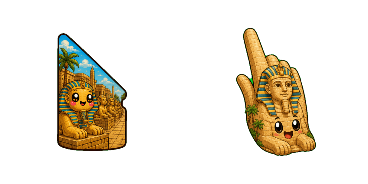 حزمة المؤشرات المخصصة Luxor Avenue of Sphinxes
