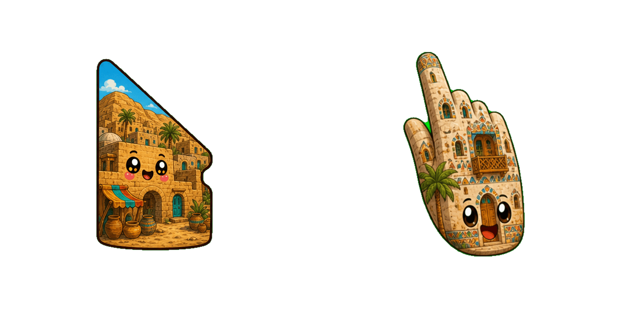 حزمة المؤشرات المخصصة Deir el-Medina Village
