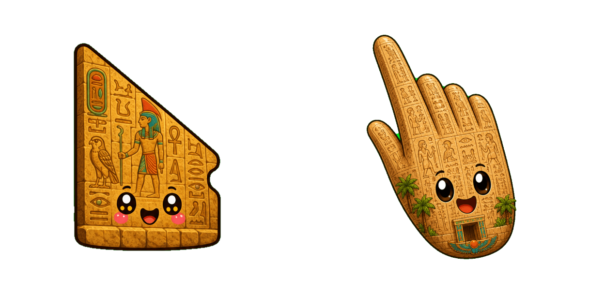 حزمة المؤشرات المخصصة Luxor Hieroglyph Wall