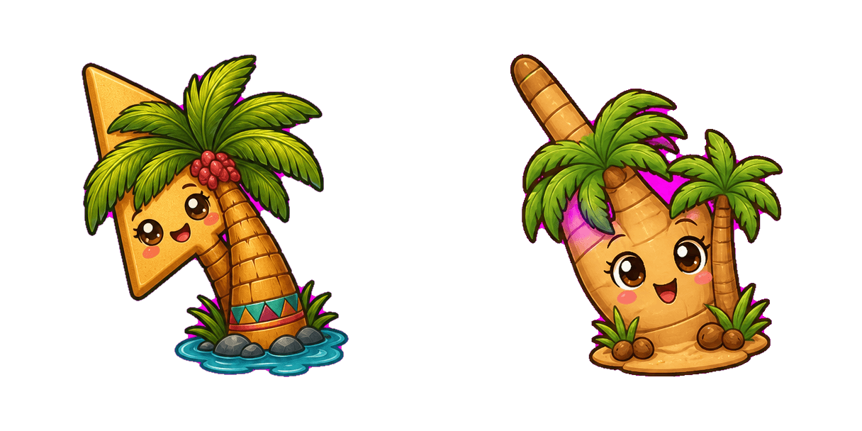 حزمة المؤشرات المخصصة Nile Palm Trees