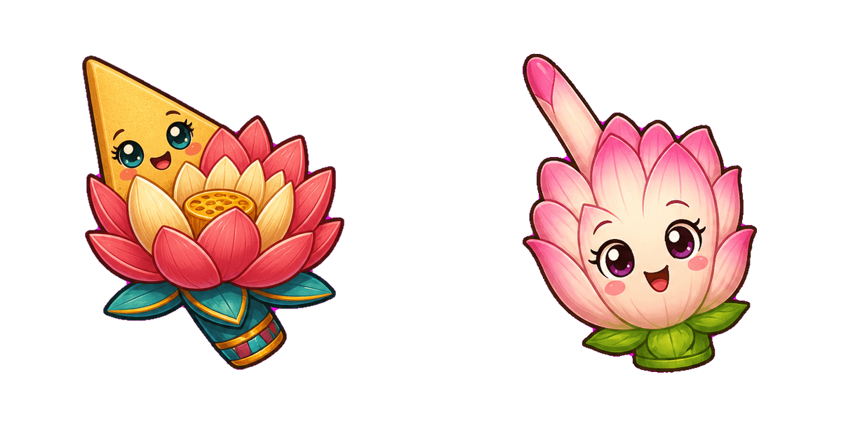 حزمة المؤشرات المخصصة Nile Lotus Flower