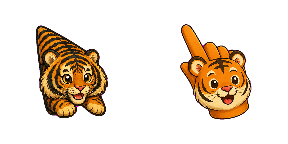 Jungle Sumatran Tiger cursor pack