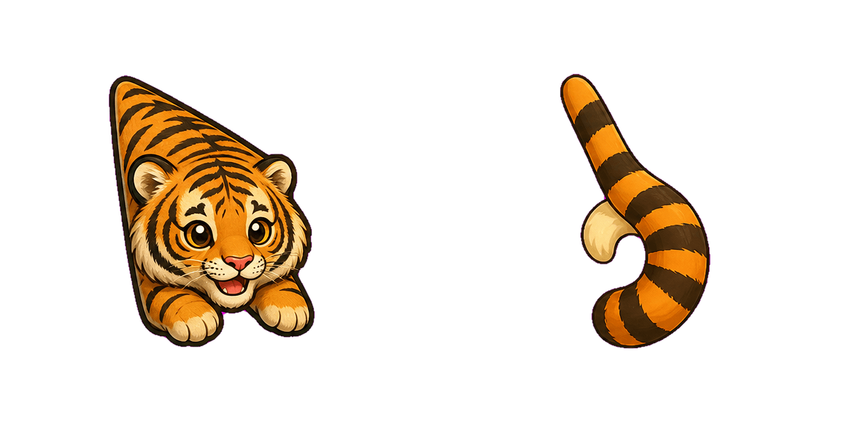 حزمة المؤشرات المخصصة Jungle Indochinese Tiger
