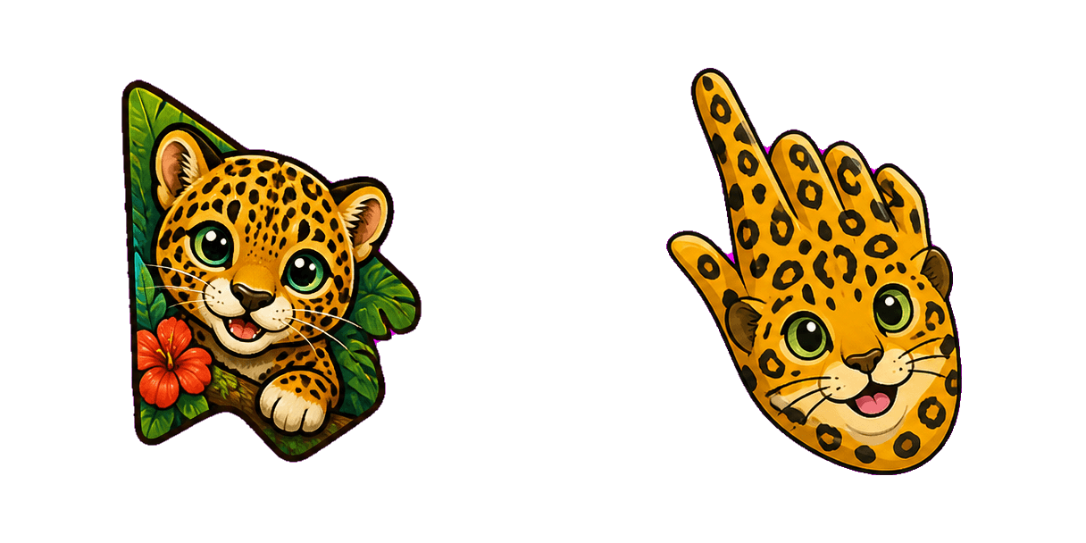 Jungle Jaguar cursor pack