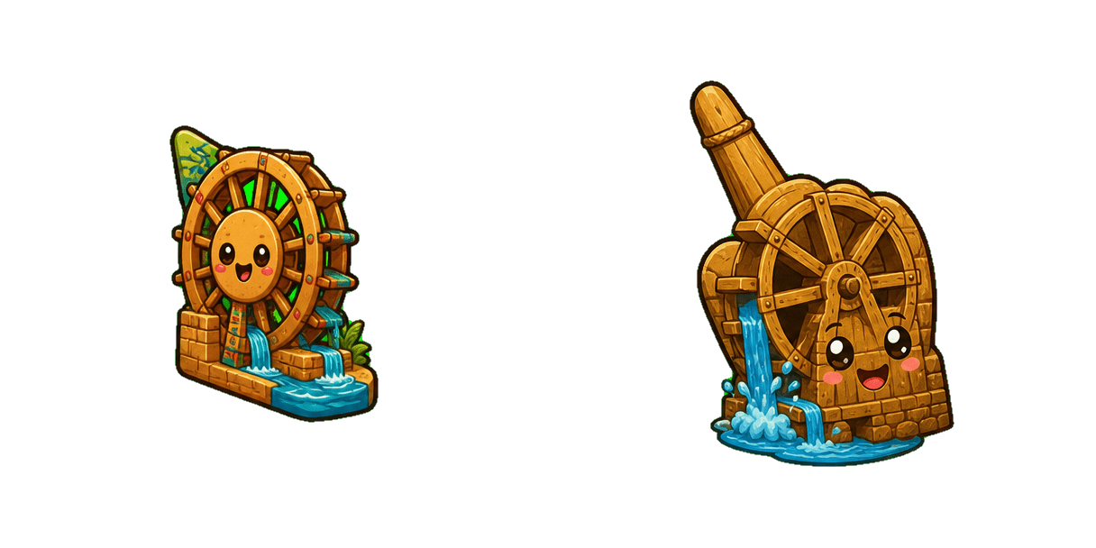 حزمة المؤشرات المخصصة Nile Irrigation Wheel