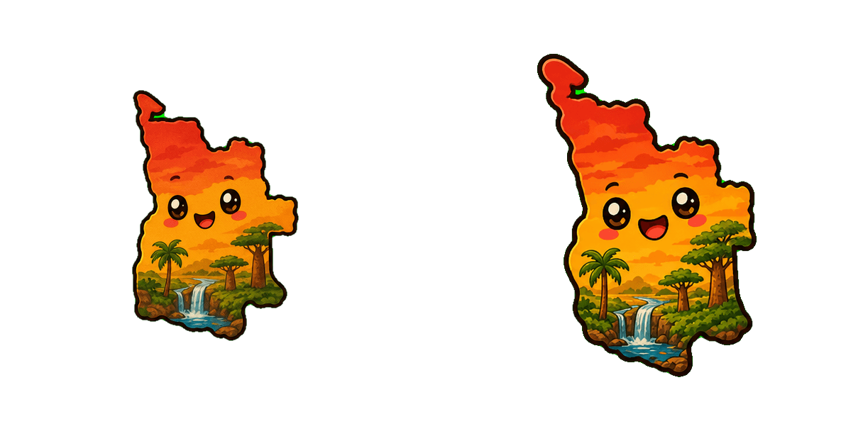 Angola Map Cursor-Paket