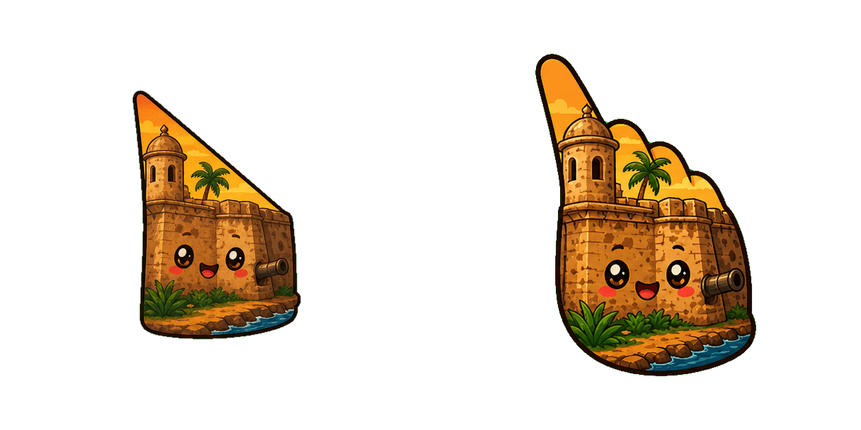 Angola Fortress of São Miguel Cursor-Paket