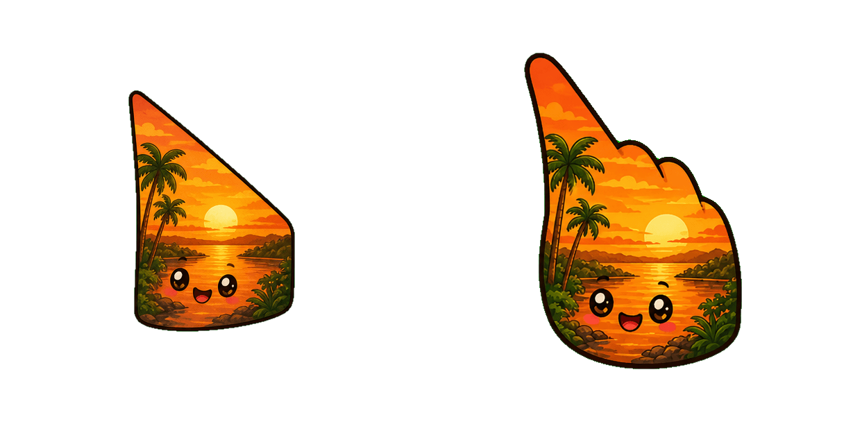 Angola Golden Sunset Cursor-Paket