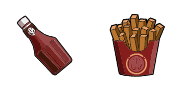 Ketchup and fries Cursor Pack