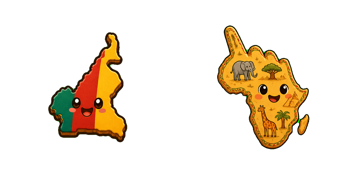 حزمة المؤشرات المخصصة Cameroon Map