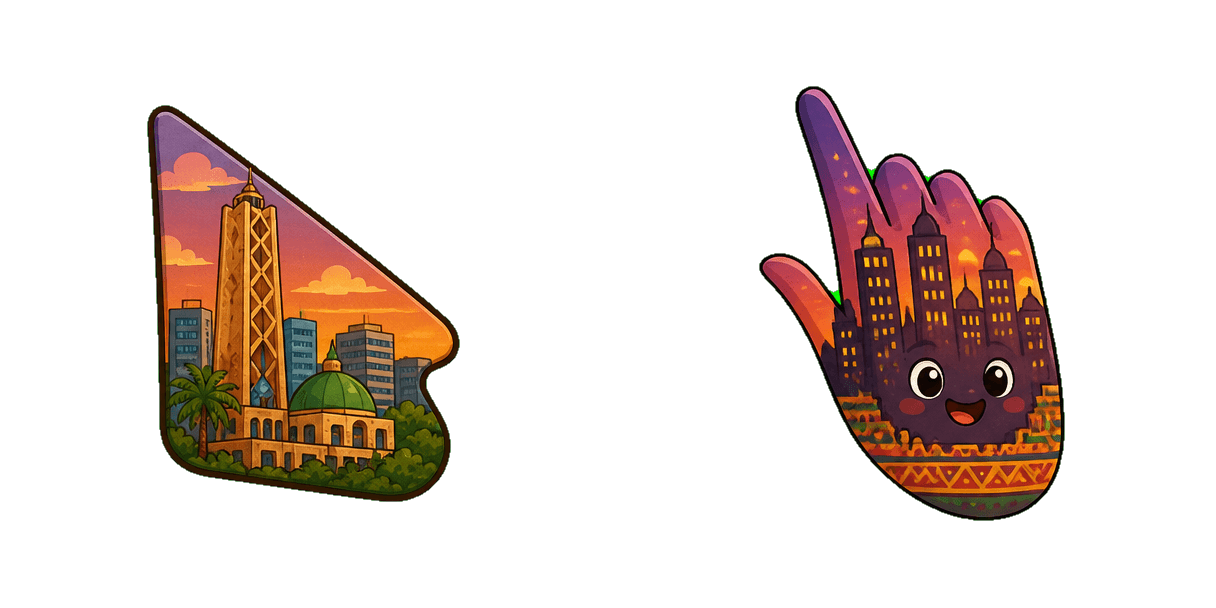 حزمة المؤشرات المخصصة Cameroon Yaoundé Skyline