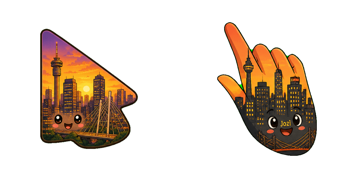 Africa Johannesburg Skyline Cursor-Paket