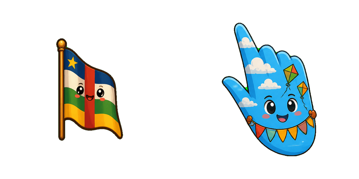 حزمة المؤشرات المخصصة Central African Republic Flag