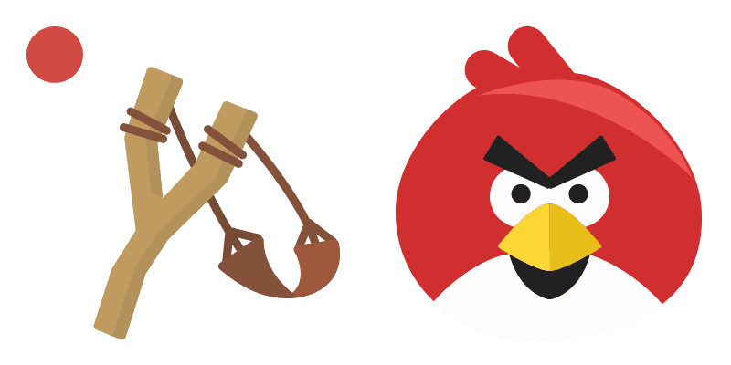Angry Birds cute cursor
