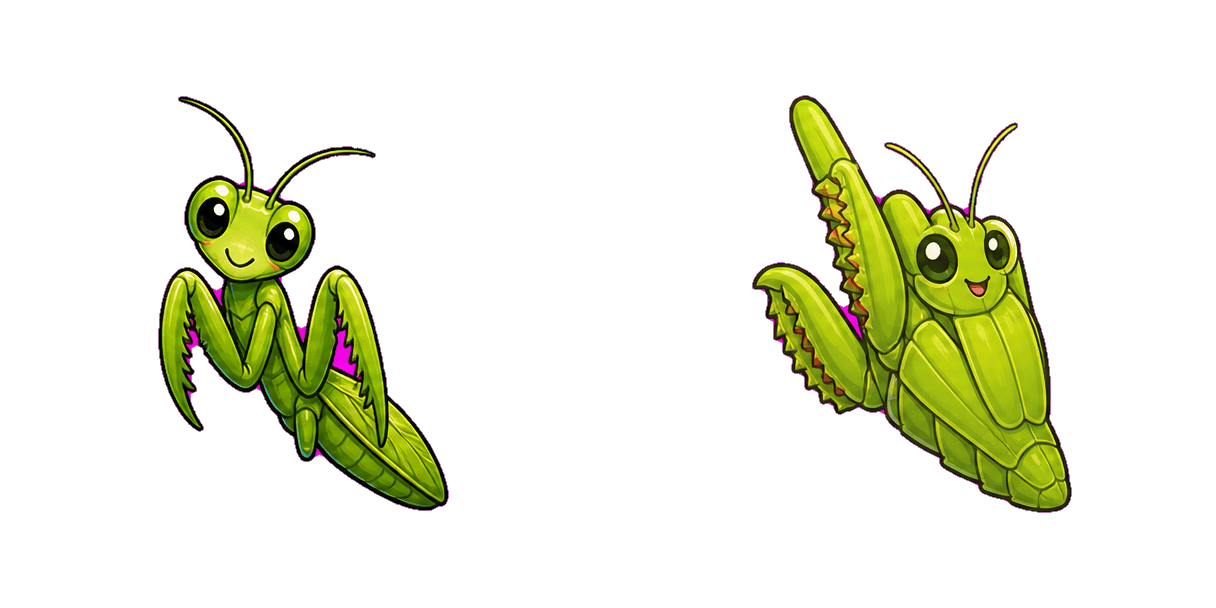 Jungle Praying Mantis Cursor-Paket