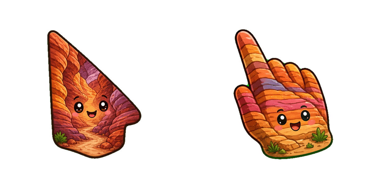 Colored Canyon cursor pack