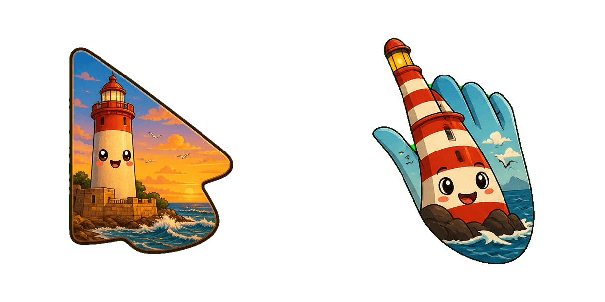 Africa Port Elizabeth Lighthouse Cursor-Paket