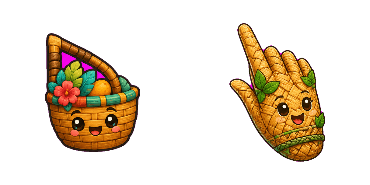 Jungle Woven Basket Cursor-Paket