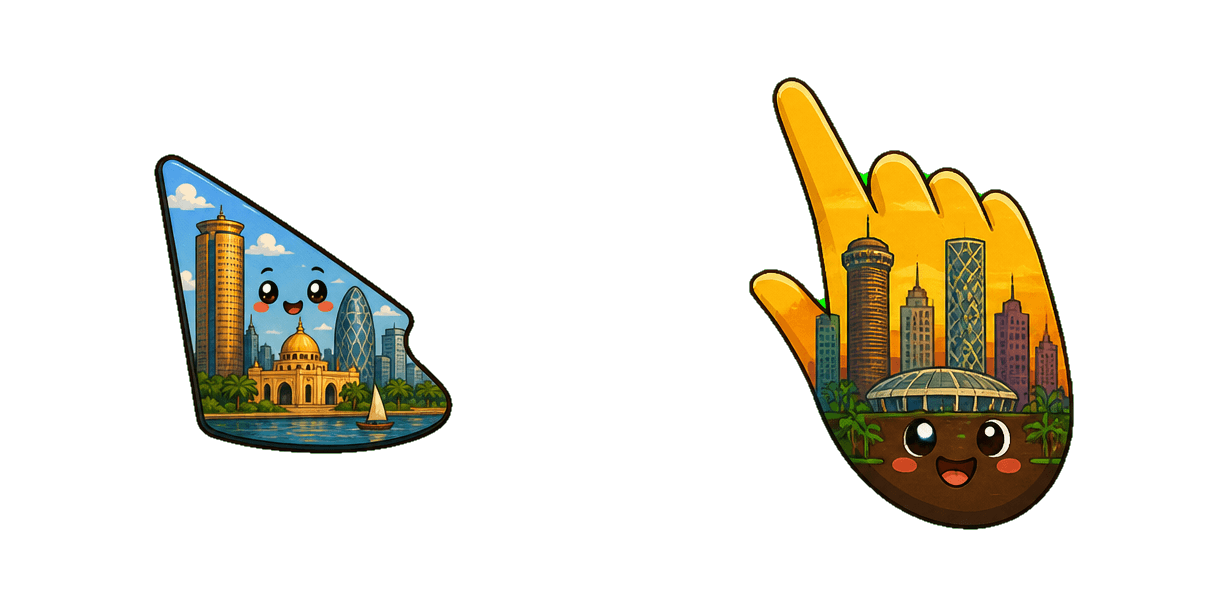 حزمة المؤشرات المخصصة Chad N'Djamena Skyline