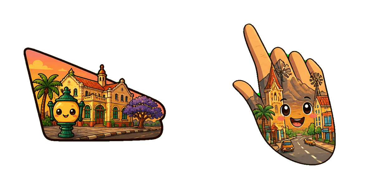 Africa Windhoek Street Cursor-Paket