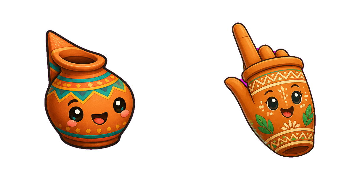 Jungle Clay Pot Cursor-Paket
