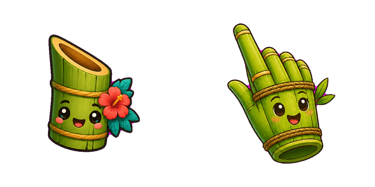 Jungle Bamboo Cup Cursor-Paket