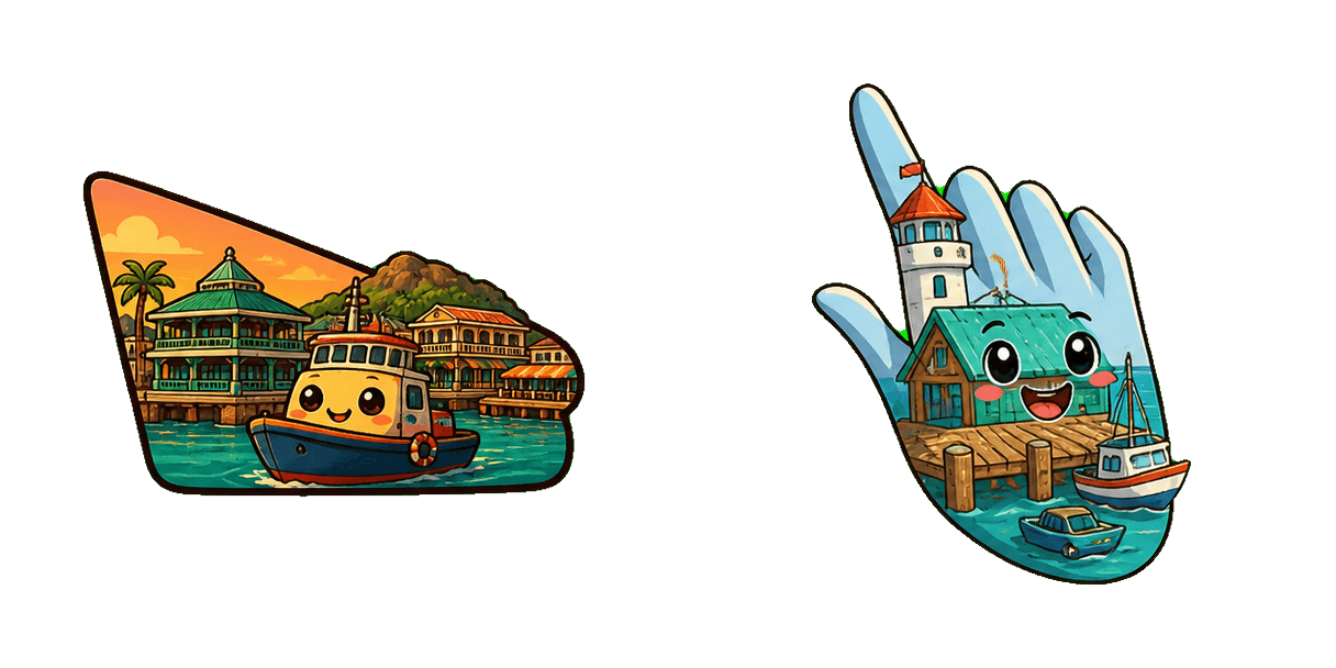 Africa Port Louis Waterfront Cursor-Paket