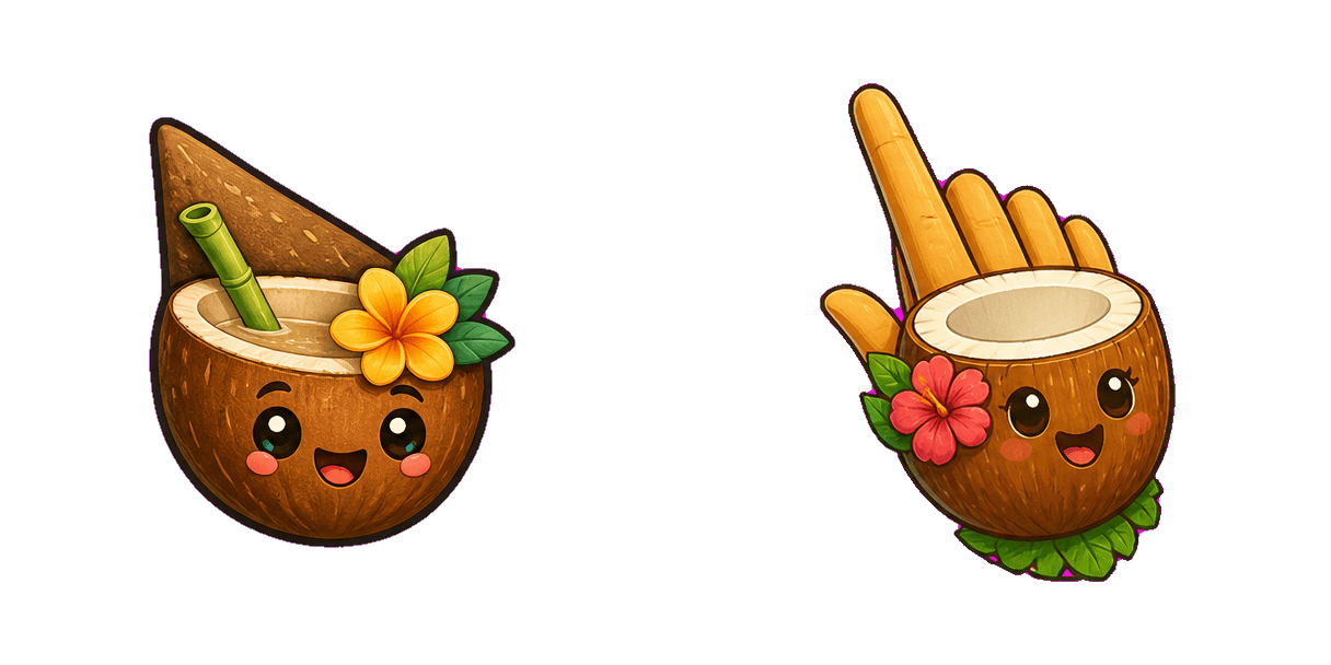 Jungle Coconut Bowl Cursor-Paket