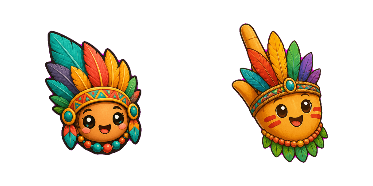 Jungle Feather Headdress Cursor-Paket