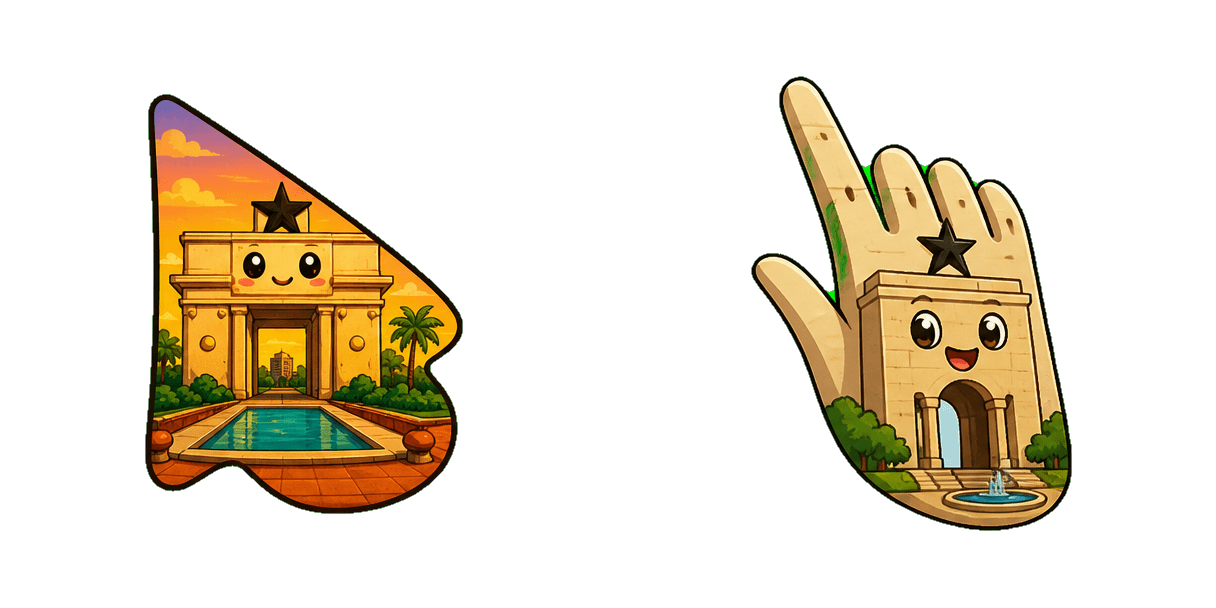 Africa Accra Independence Square Cursor-Paket