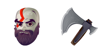 Kratos cute cursor