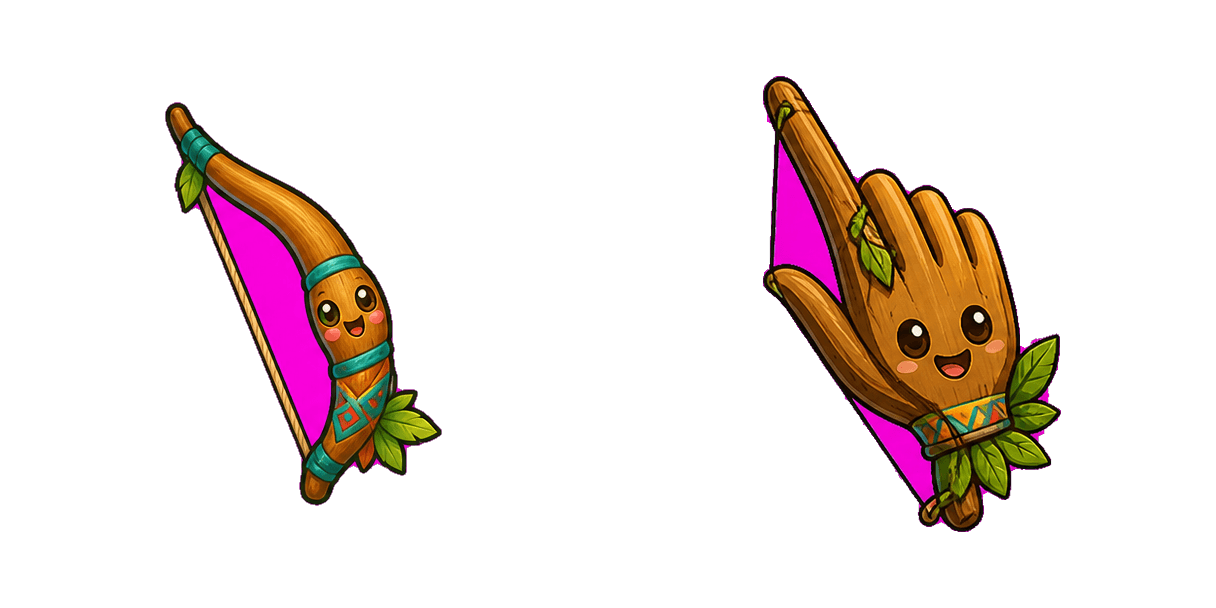 Jungle Wooden Bow Cursor-Paket