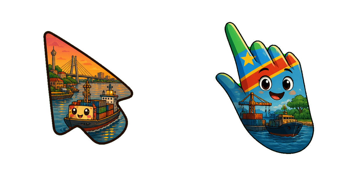 Africa Kinshasa River Port Cursor-Paket