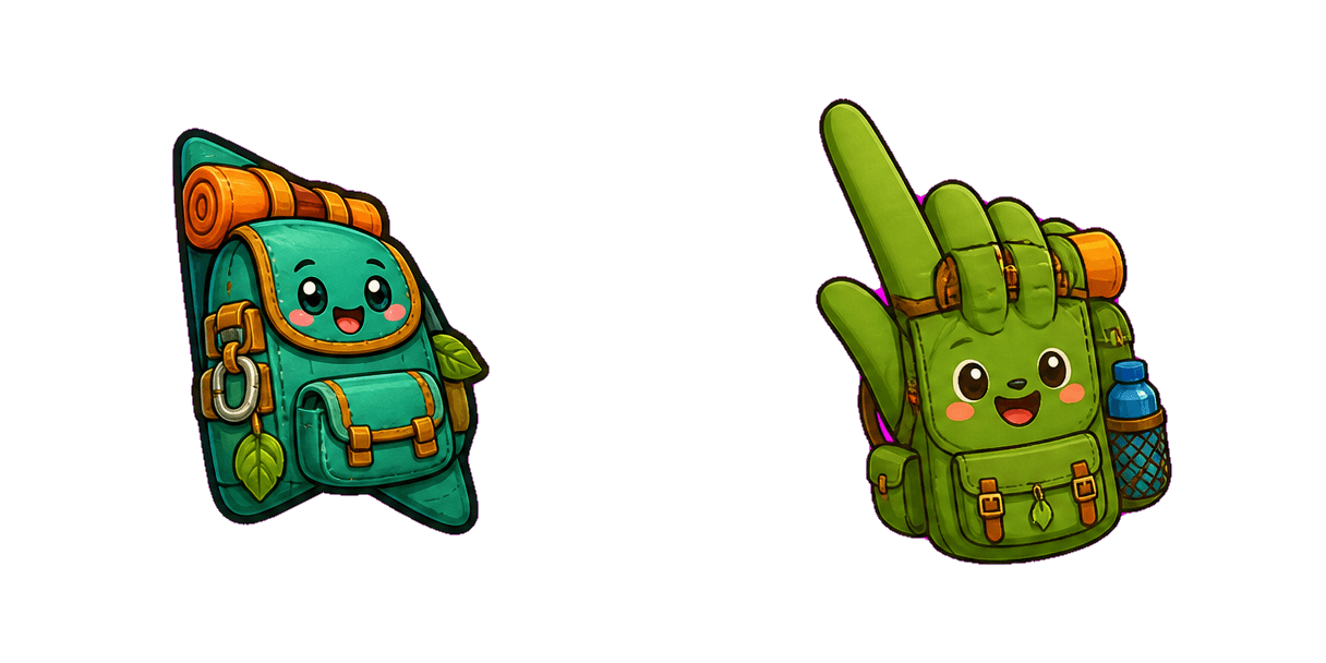 Jungle Hiking Backpack Cursor-Paket
