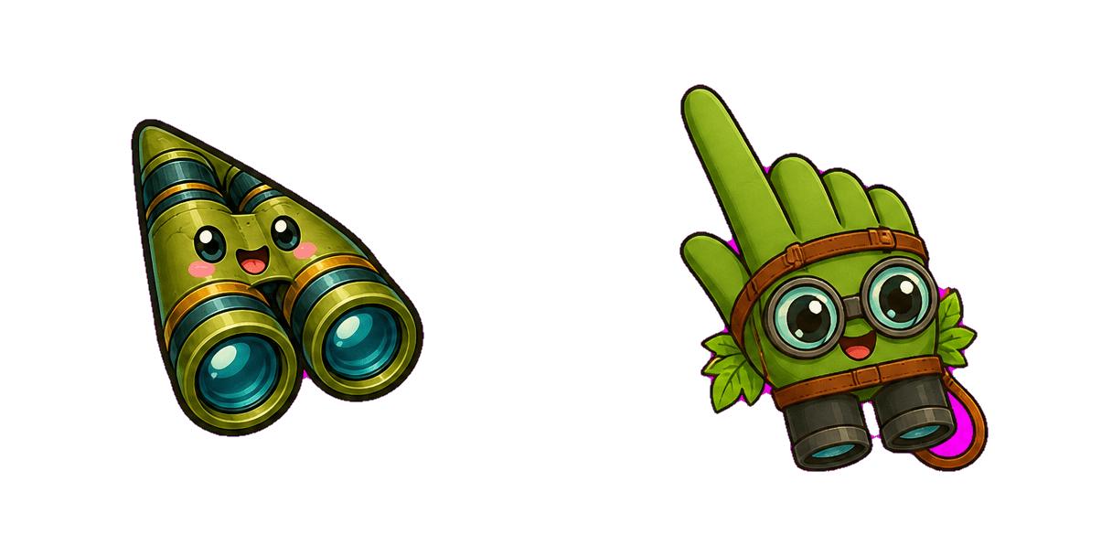 Jungle Binoculars Cursor-Paket