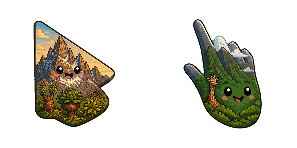 Africa Mount Kenya Cursor-Paket