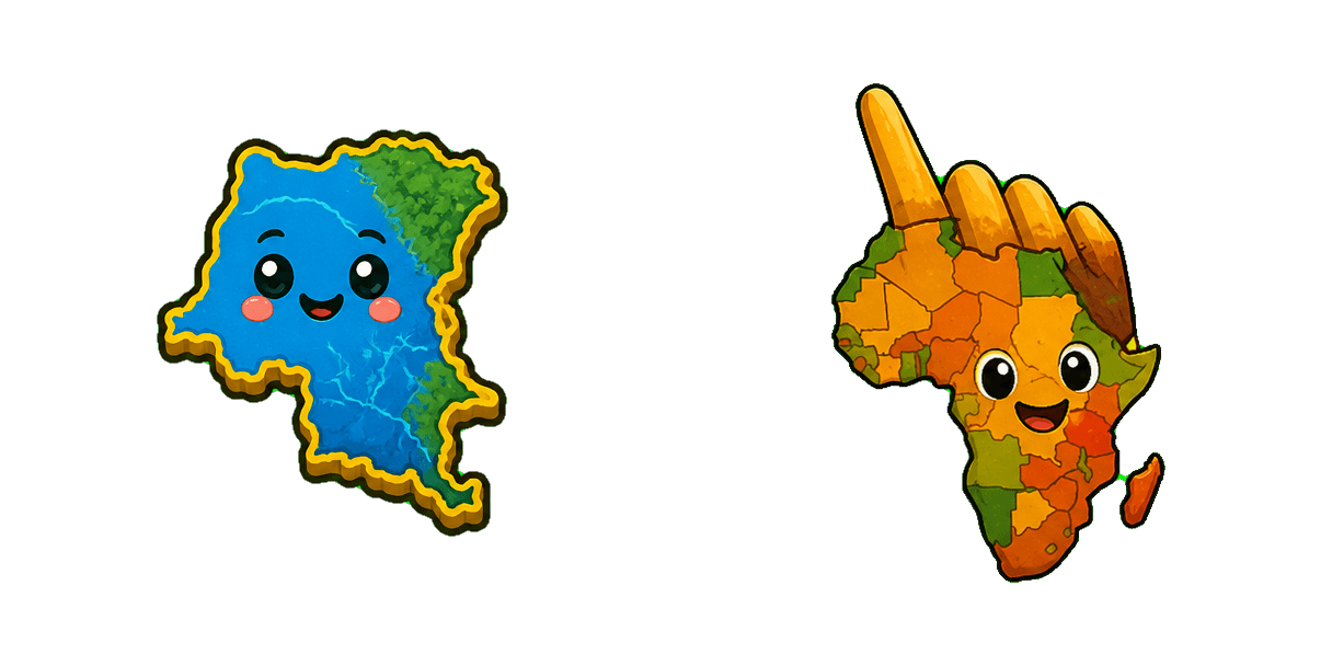 DR Congo Map Cursor-Paket
