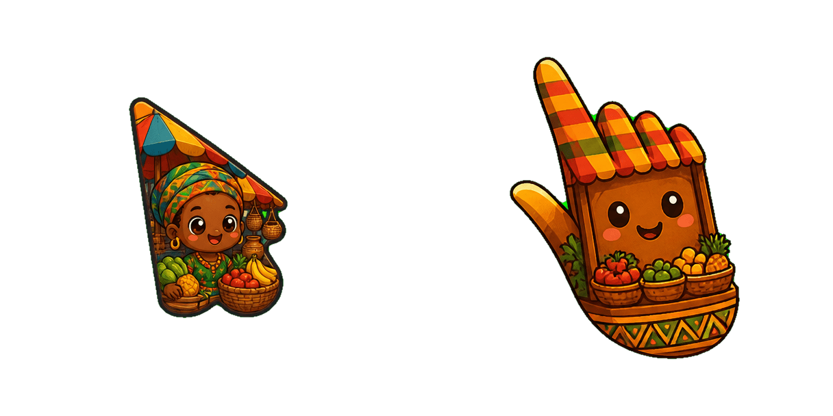 DR Congo Traditional Market Cursor-Paket
