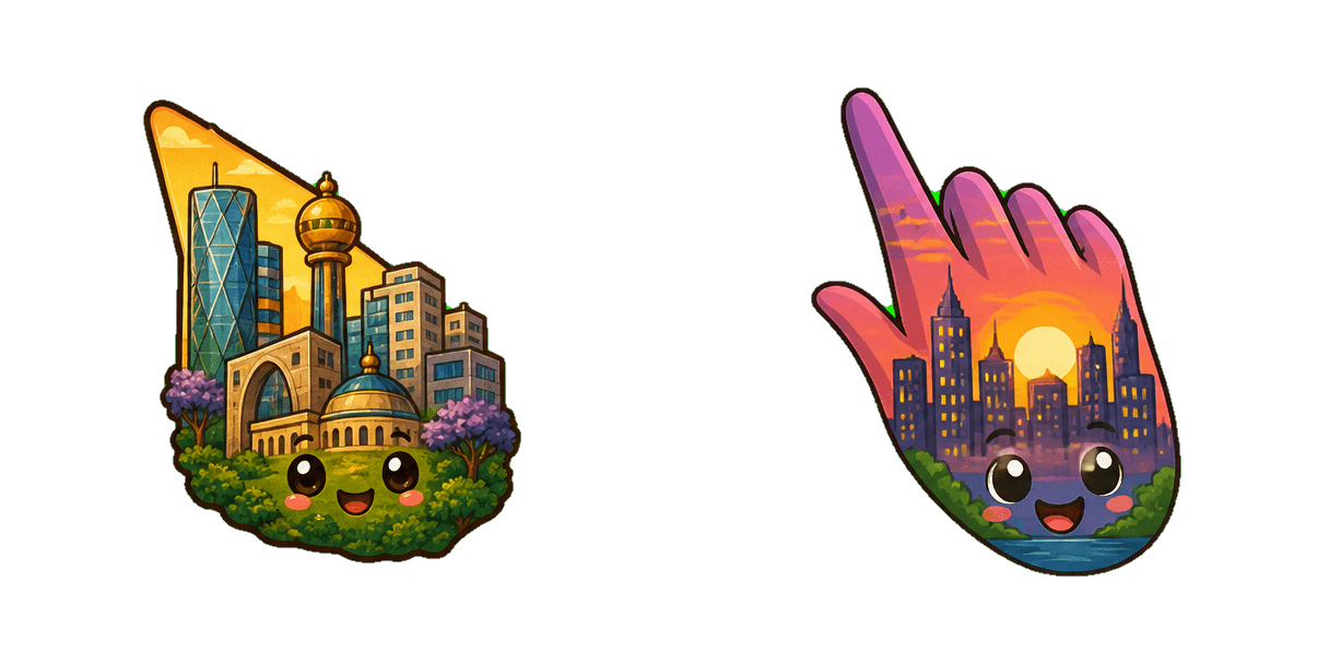 Ethiopia Addis Ababa Skyline cursor pack