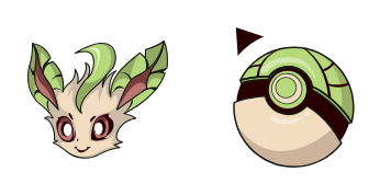 Leafeon cute cursor