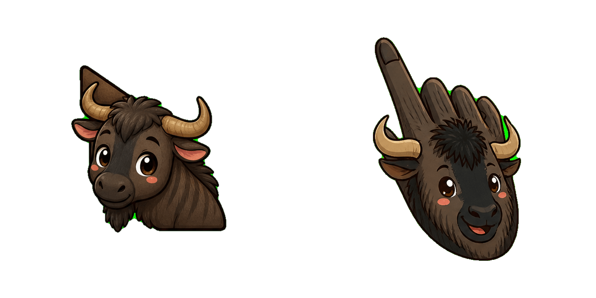 Black Wildebeest Cursor-Paket