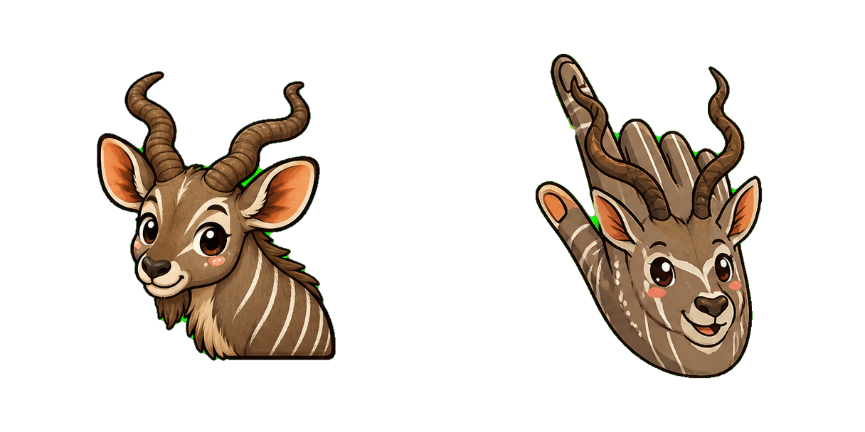 Greater Kudu Cursor-Paket