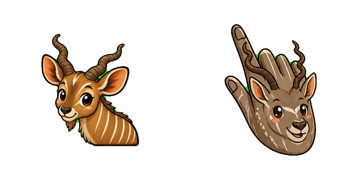 Lesser Kudu Cursor-Paket