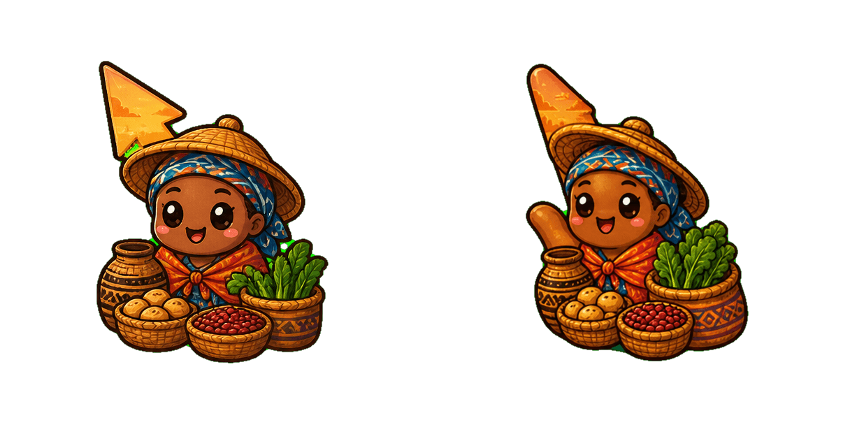 Lesotho Traditional Market Cursor-Paket