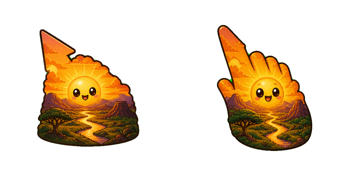 Lesotho Golden Sunset Cursor-Paket