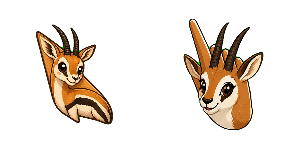 Thomson’s Gazelle Cursor-Paket